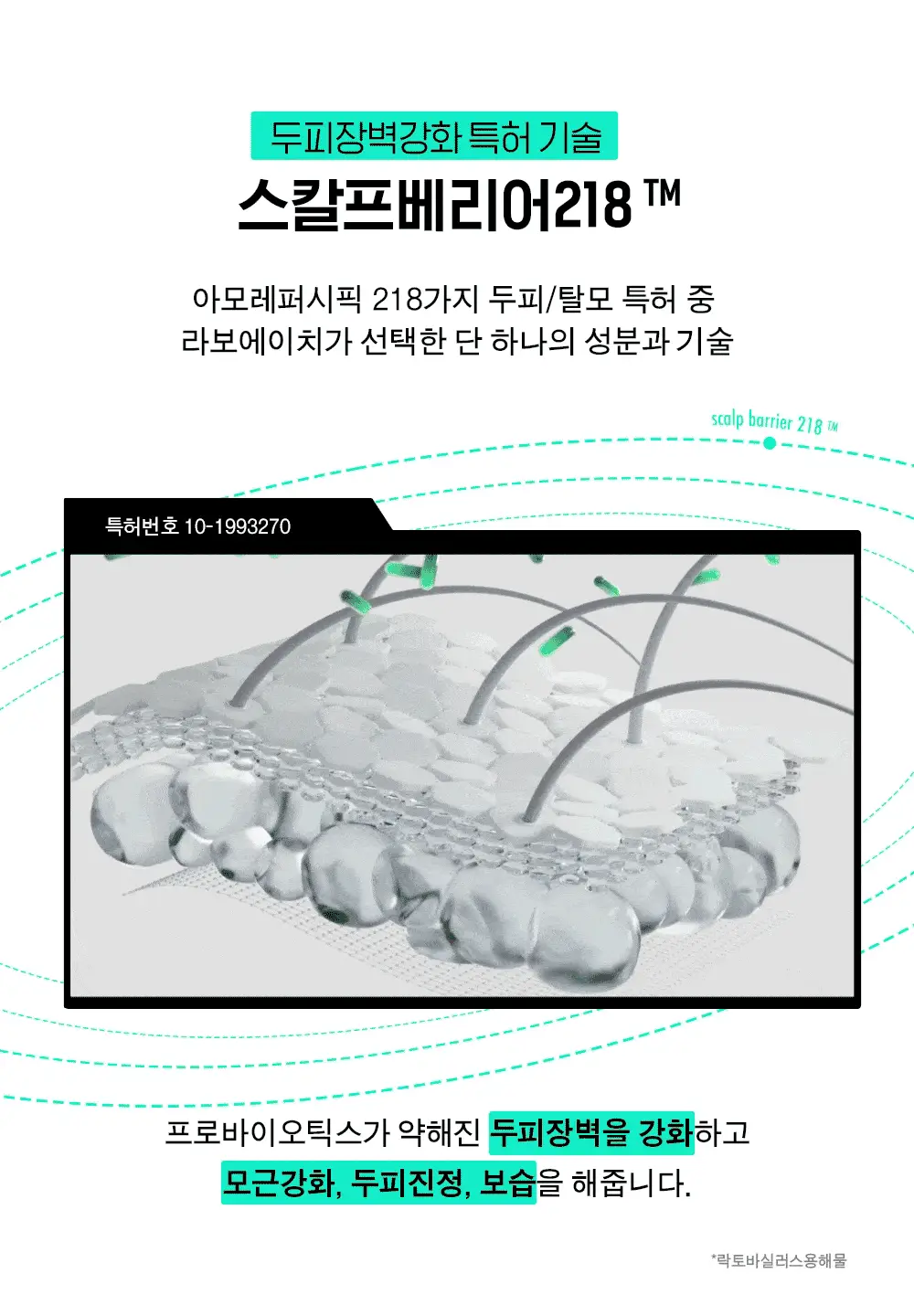 [청량감MAX] 라보에이치 쿨링&노세범샴푸 333ML 기획(+50ML 증정) 탈모증상완화 상세페이지 6